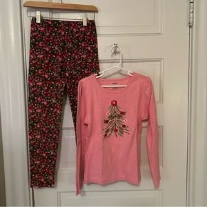 Gymboree embroidered size 7/8 outfit